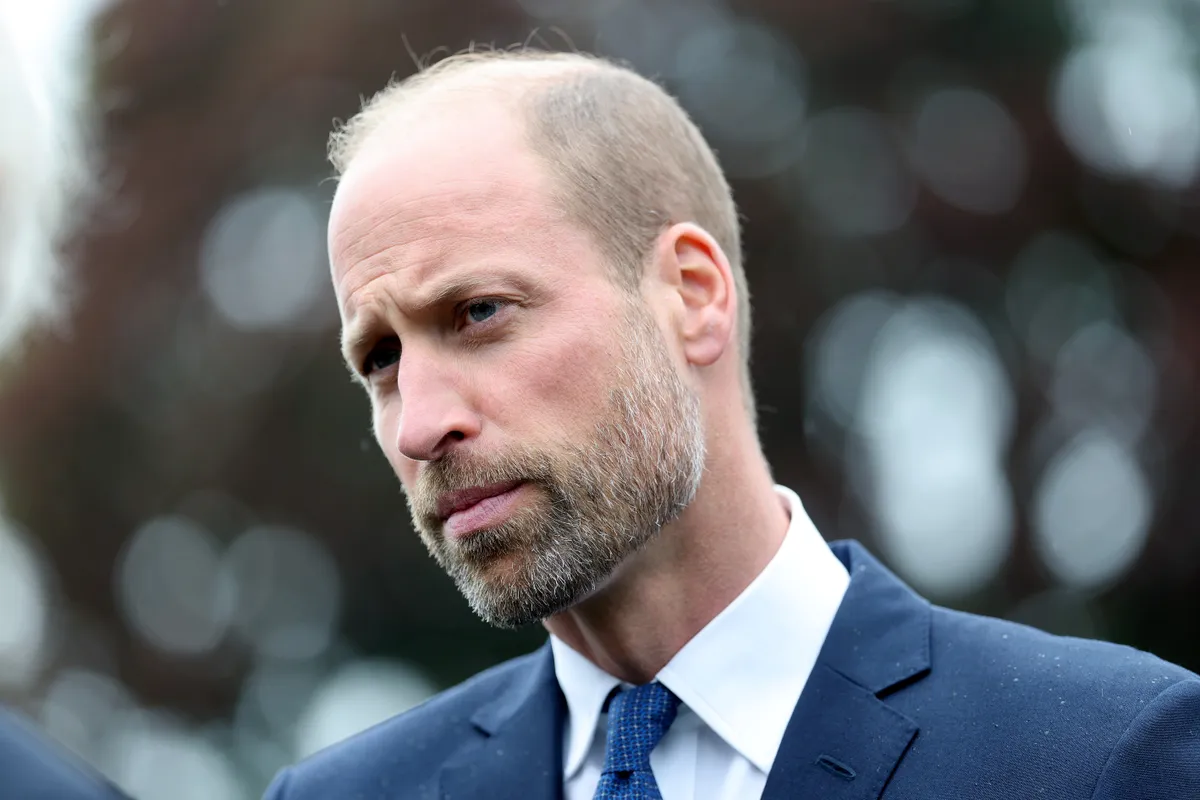 Prince William, Prince of Wales as he attends the launch of the Global Humanitarian Memorial on October 01, 2025 in London, England. | Source: Getty Images
