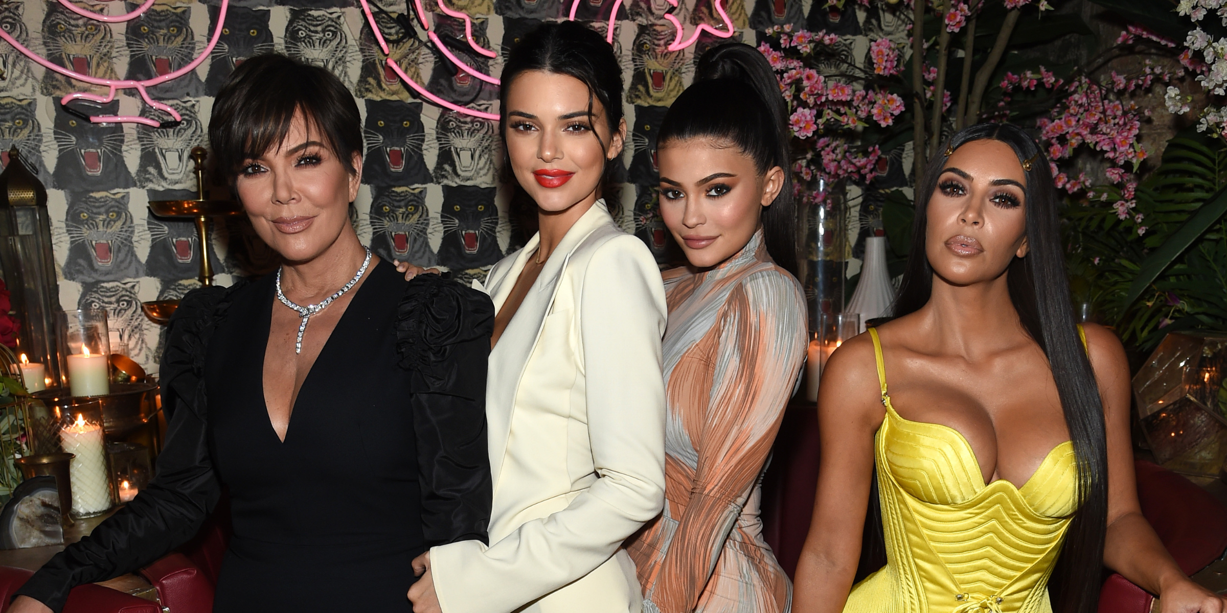Kris, Kendall, and Kylie Jenner with Kim Kardashian | Source: Getty Images