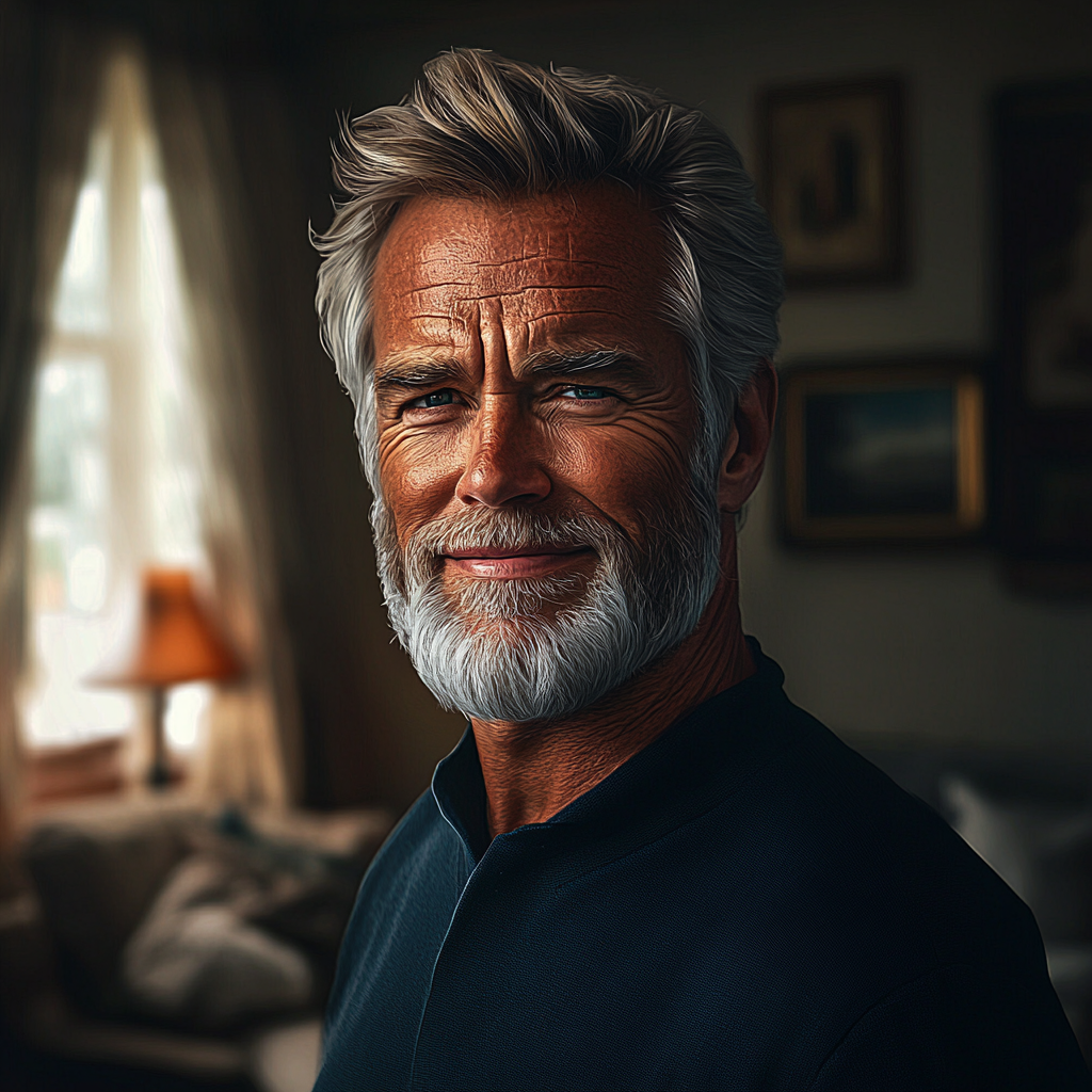 An older man with a warm smile | Source: Midjourney