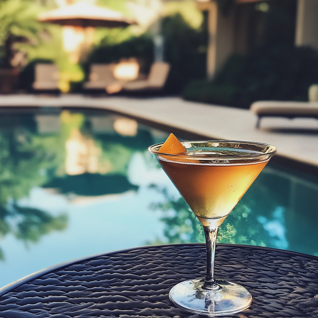 A poolside cocktail | Source: Midjourney