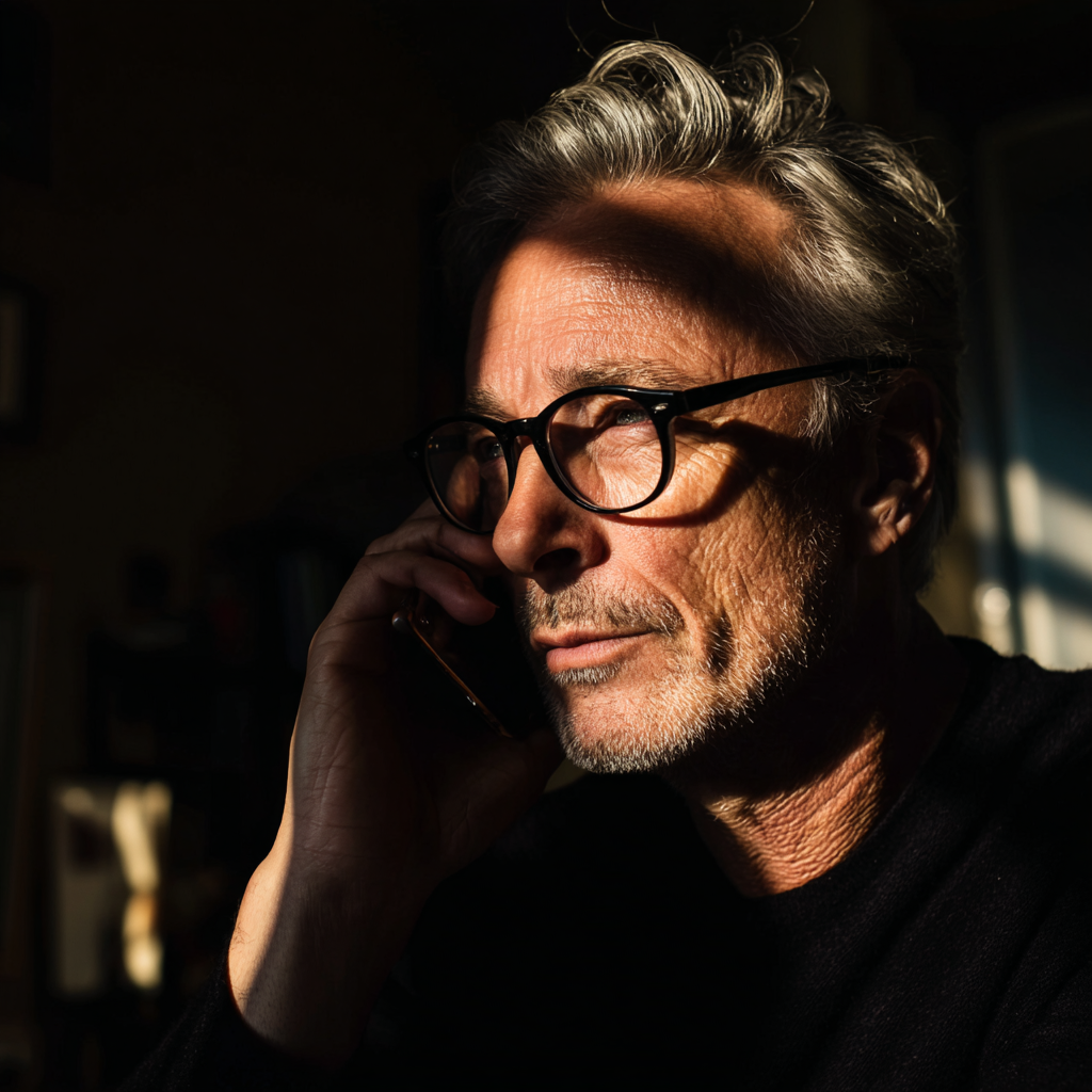 An older man wearing glasses | Source: Midjourney