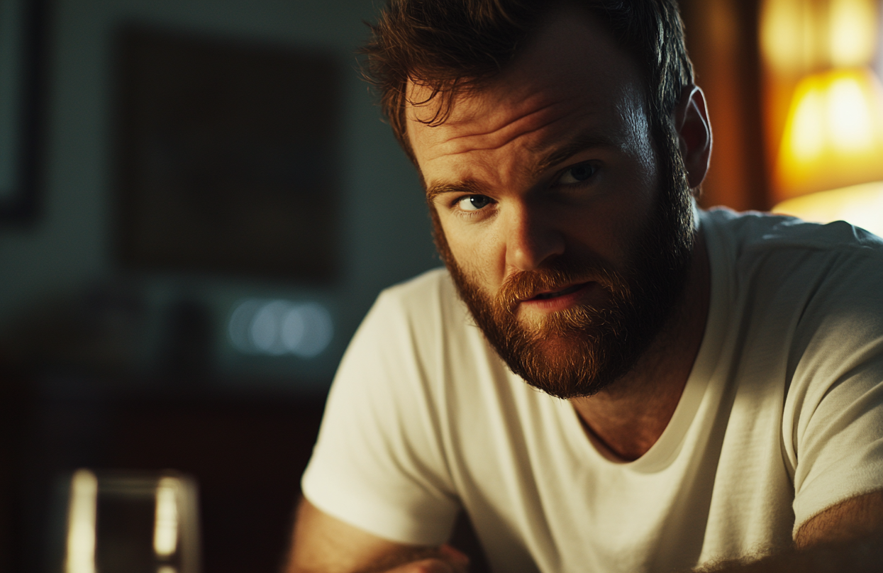 A man sitting at the dinner table | Source: Midjourney