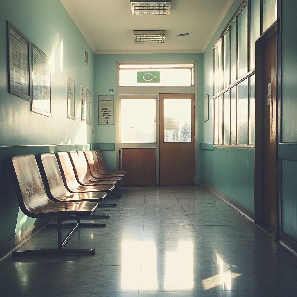 The waiting room at a public clinic | Source: Midjourney