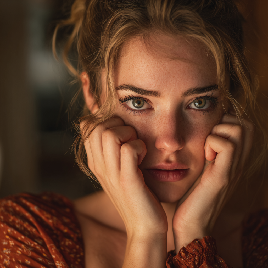 A heartbroken woman | Source: Midjourney