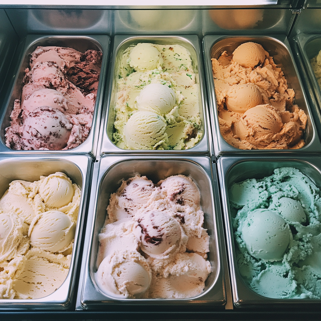 Different flavors of ice cream | Source: Midjourney