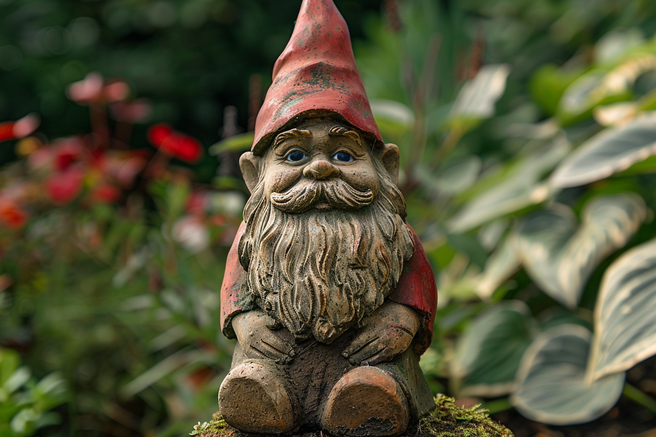 An old garden gnome | Source: Midjourney