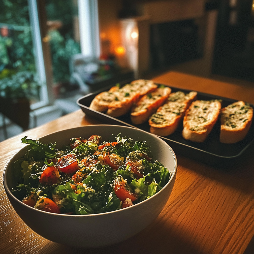 Food on a table | Source: Midjourney