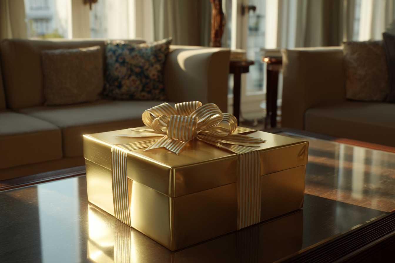 A box on a table | Source: Midjourney