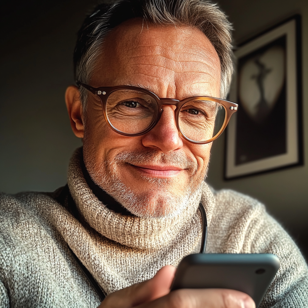 A smiling man | Source: Midjourney