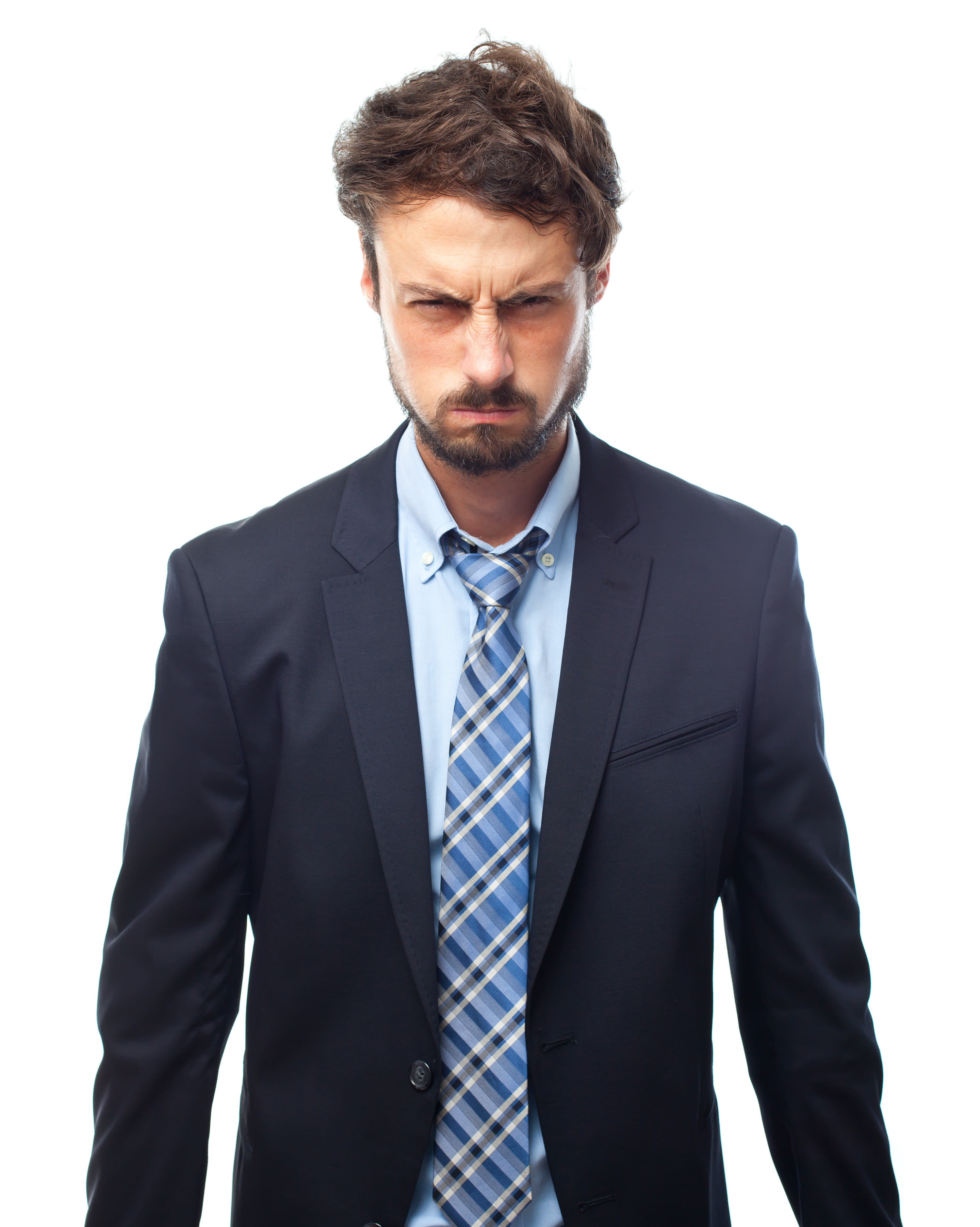 An upset man in a suit | Source: Freepik