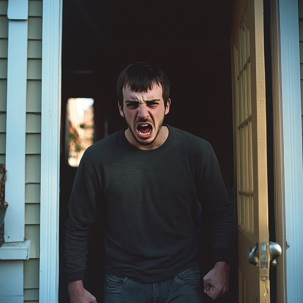 An angry man shouting | Source: Midjourney