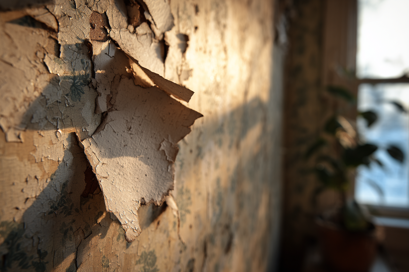 Peeling wallpaper | Source: Midjourney