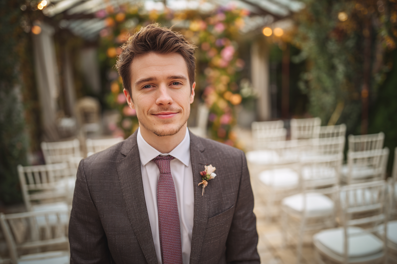 A man at his wedding | Source: Midjourney