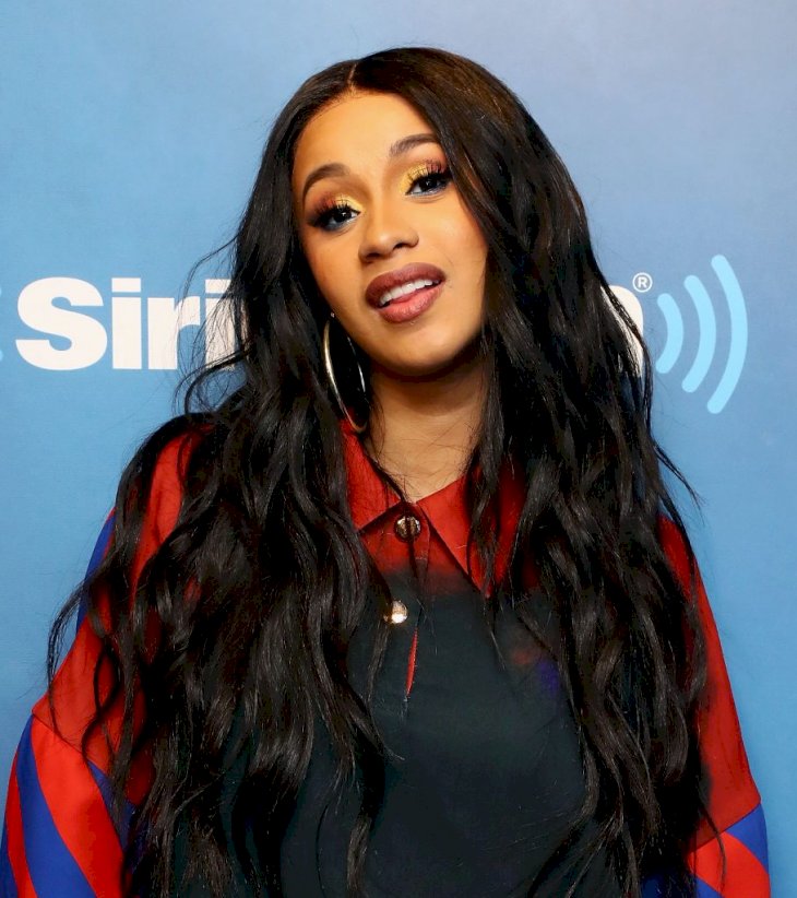 Cardi B visits the SiriusXM Studios on April 10, 2018, in New York City. | Photo by Astrid Stawiarz/Getty Images