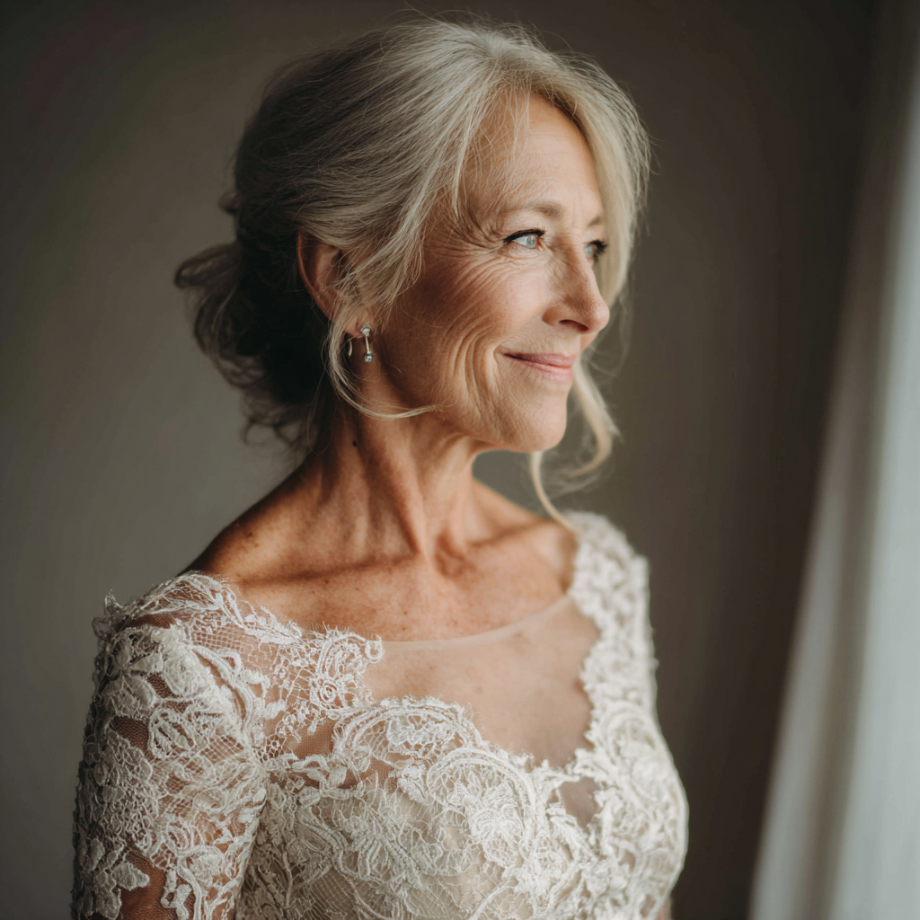 A smiling older woman | Source: Midjourney