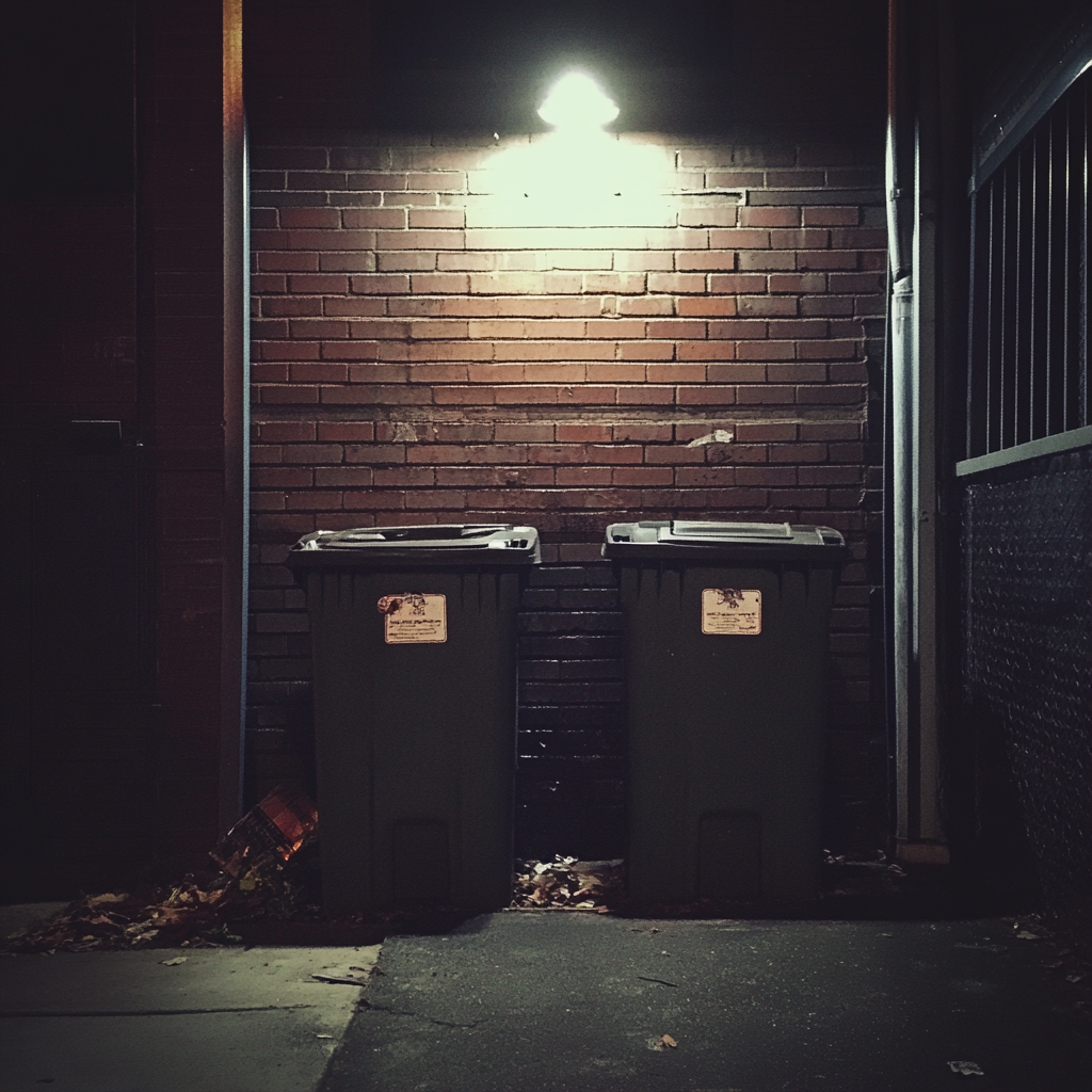 Two outside bins | Source: Midjourney