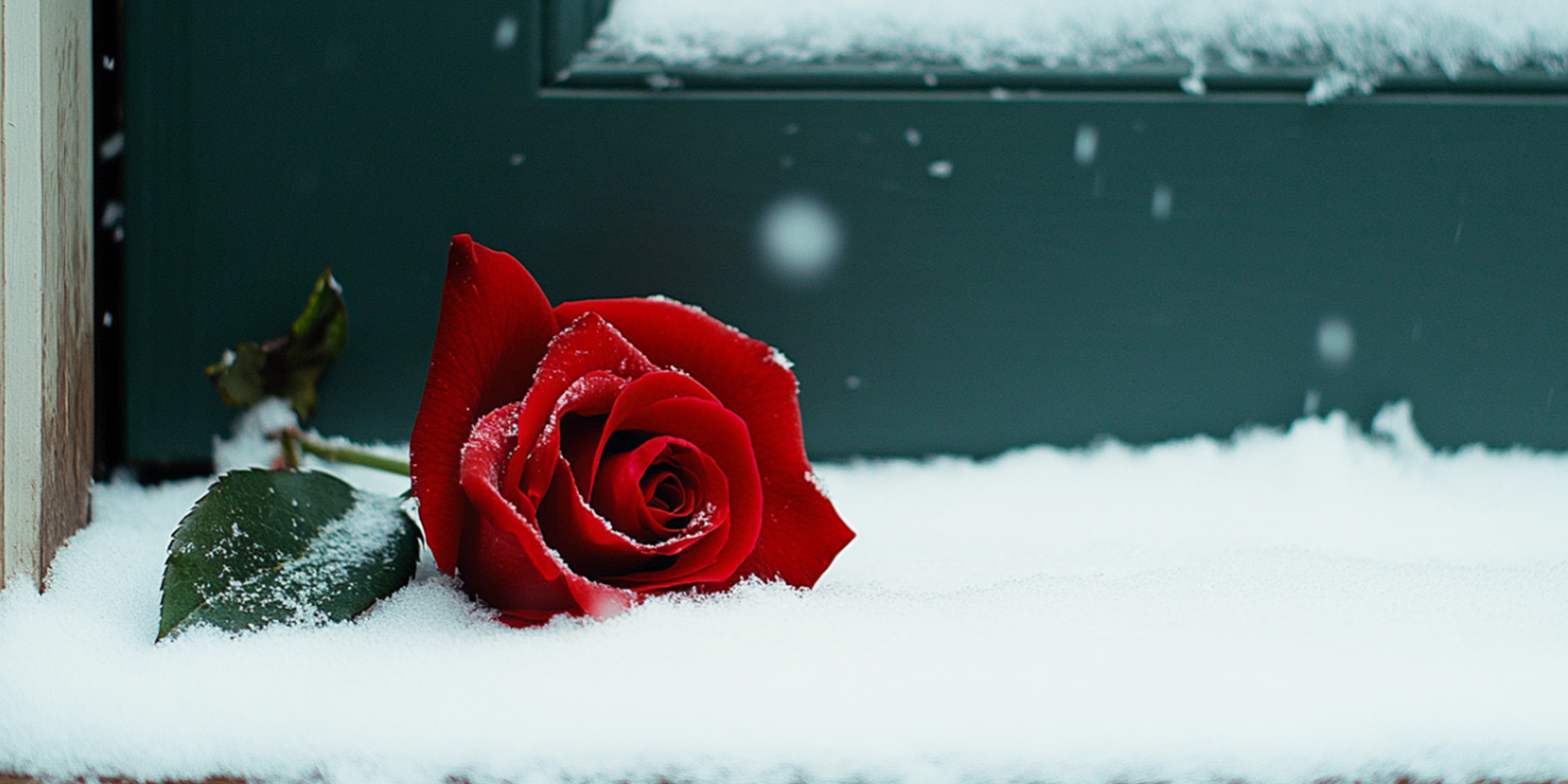 A rose in the snow | Source: Amomama