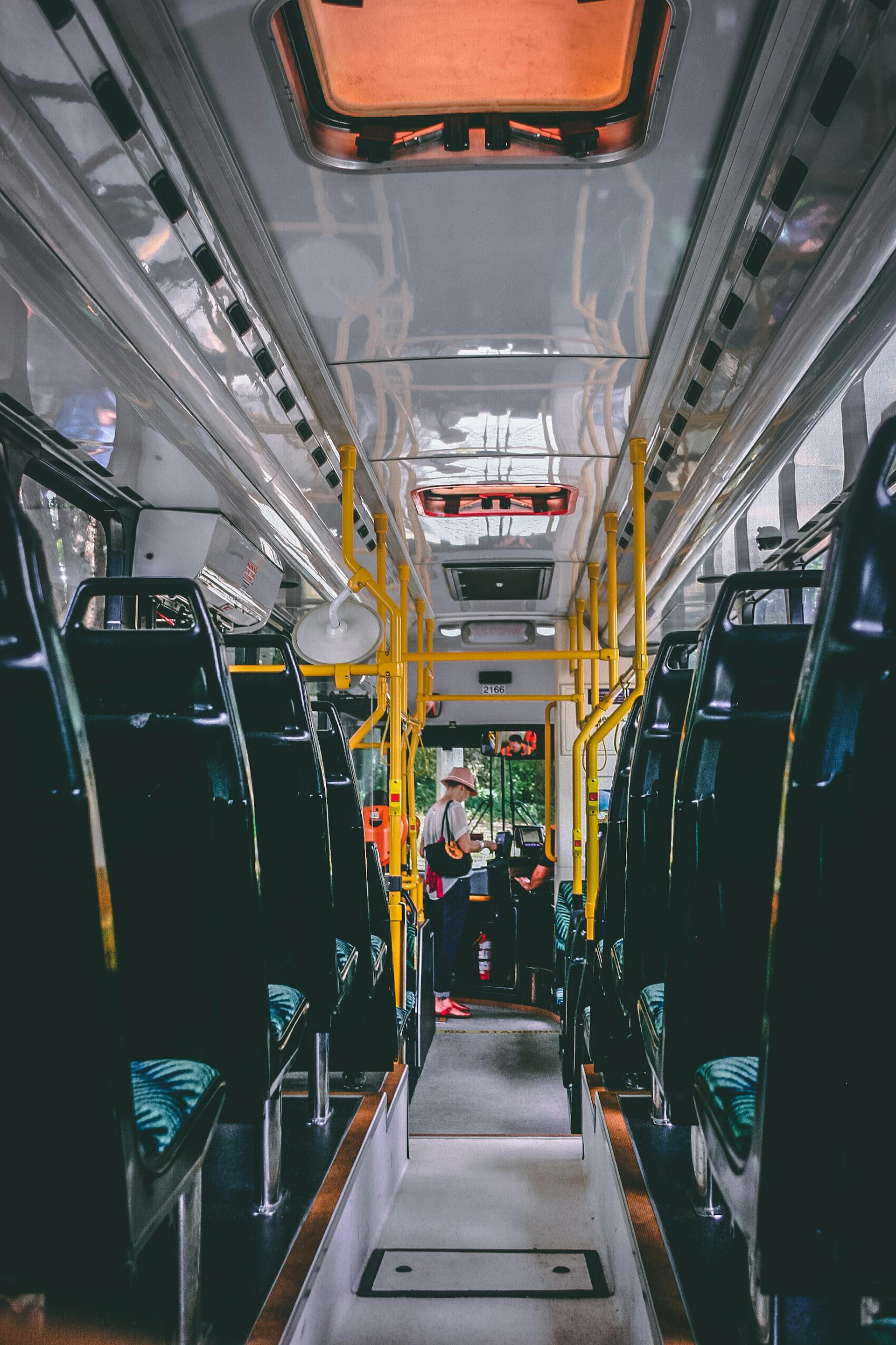The interior of a bus | Source: Pexels