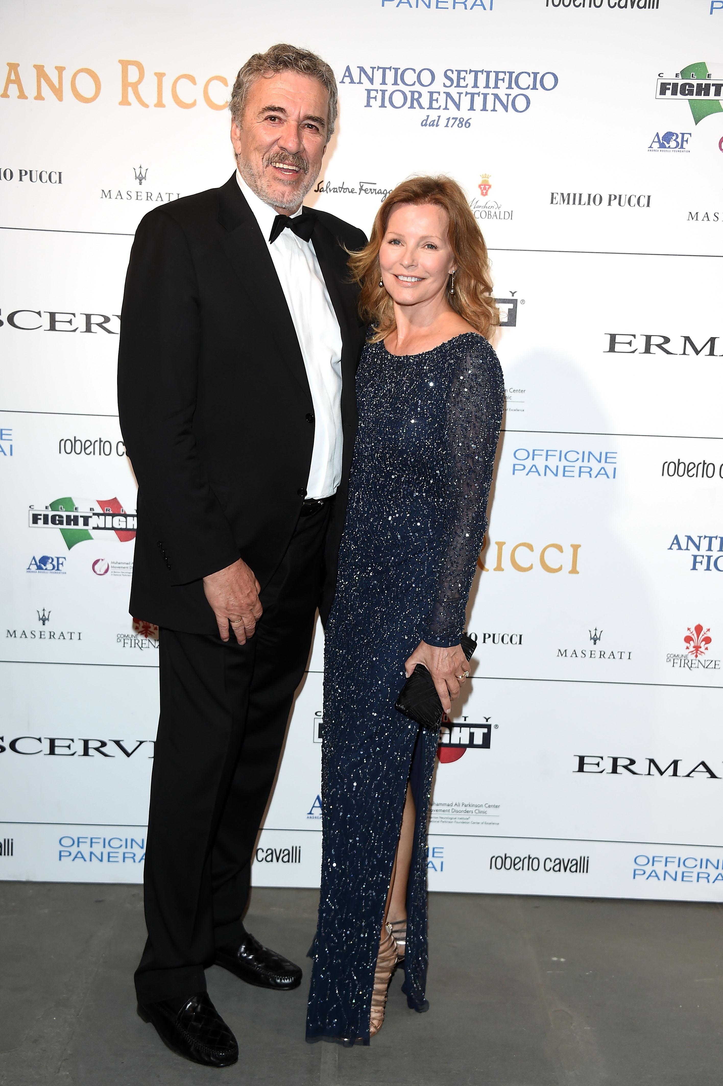Brian Russell and Cheryl Ladd attend "Celebrity Fight Night In Italy" Gala at the Palazzo Vecchio on September 7, 2014 in Florence, Italy. | Source: Getty Images