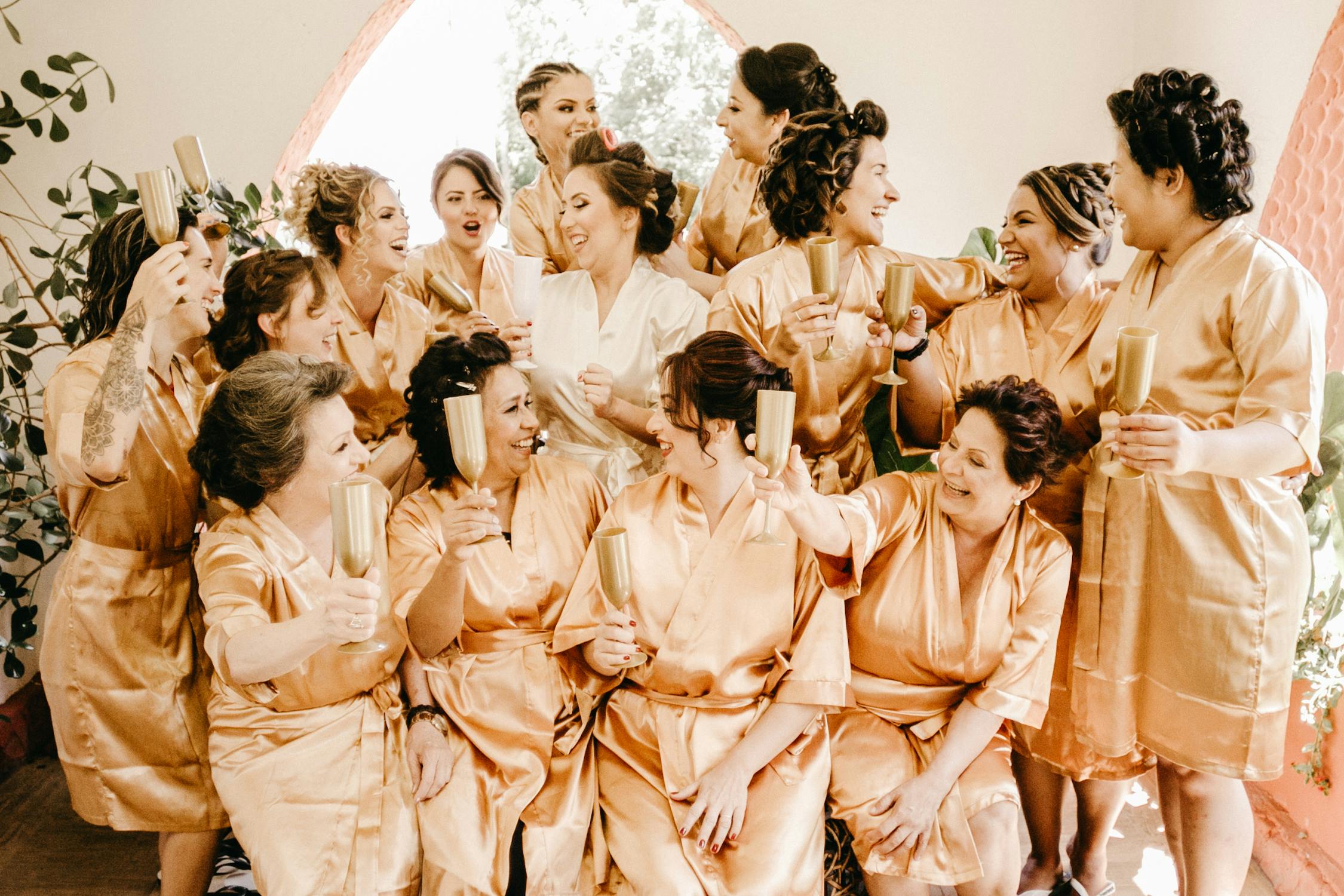 A bride with her bridesmaids | Source: Pexels