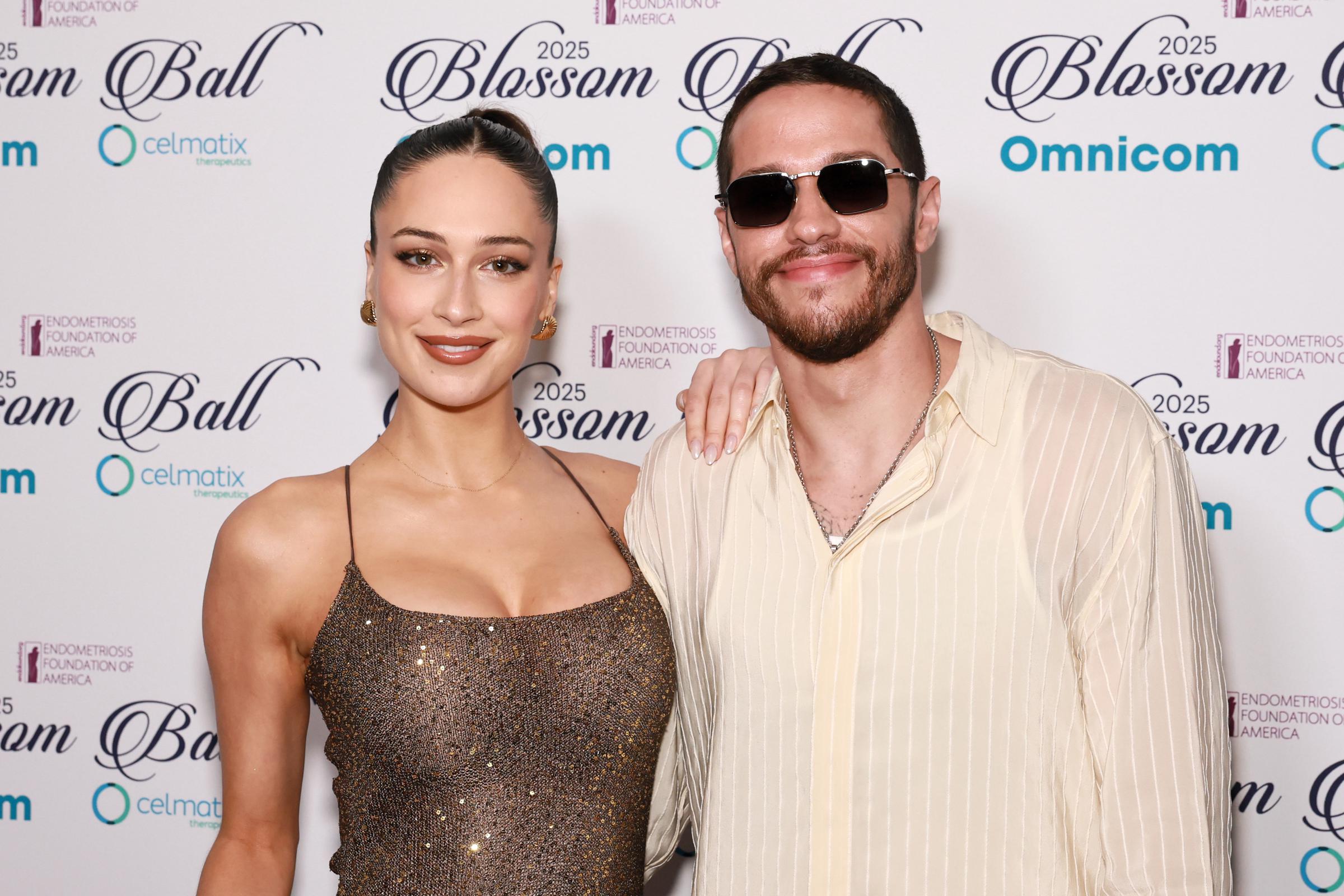 Elsie Hewitt and Pete Davidson attend the 13th Annual Blossom Ball at The Pierre Hotel on May 15, 2025 in New York City. | Source: Getty Images