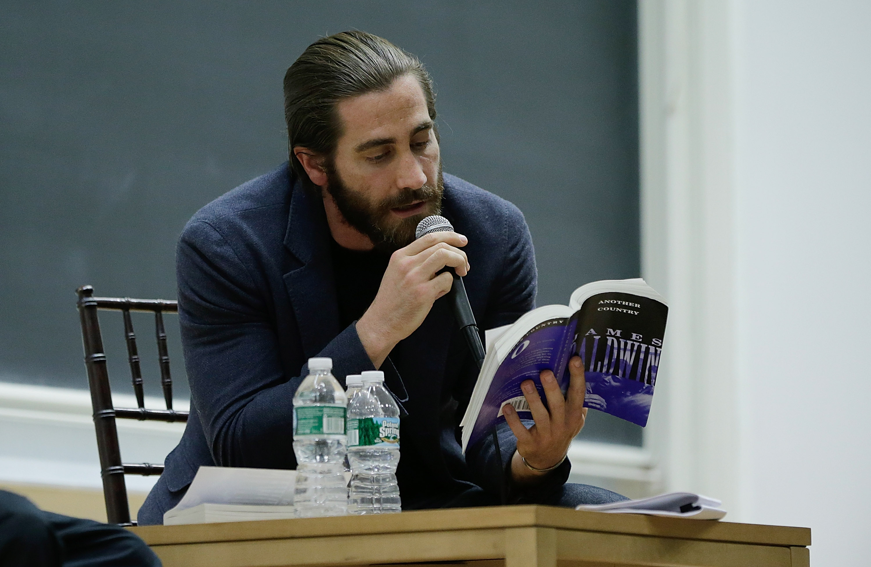 Jake Gyllenhaal attends the James Baldwin's 1962 Novel "Another Country" Discussion at Columbia University on May 1, 2014 in New York City. | Source: Getty Images