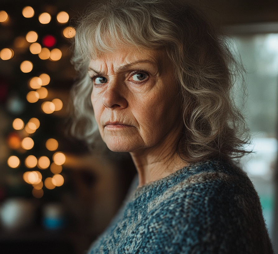 An angry woman glancing over her shoulder | Source: Midjourney