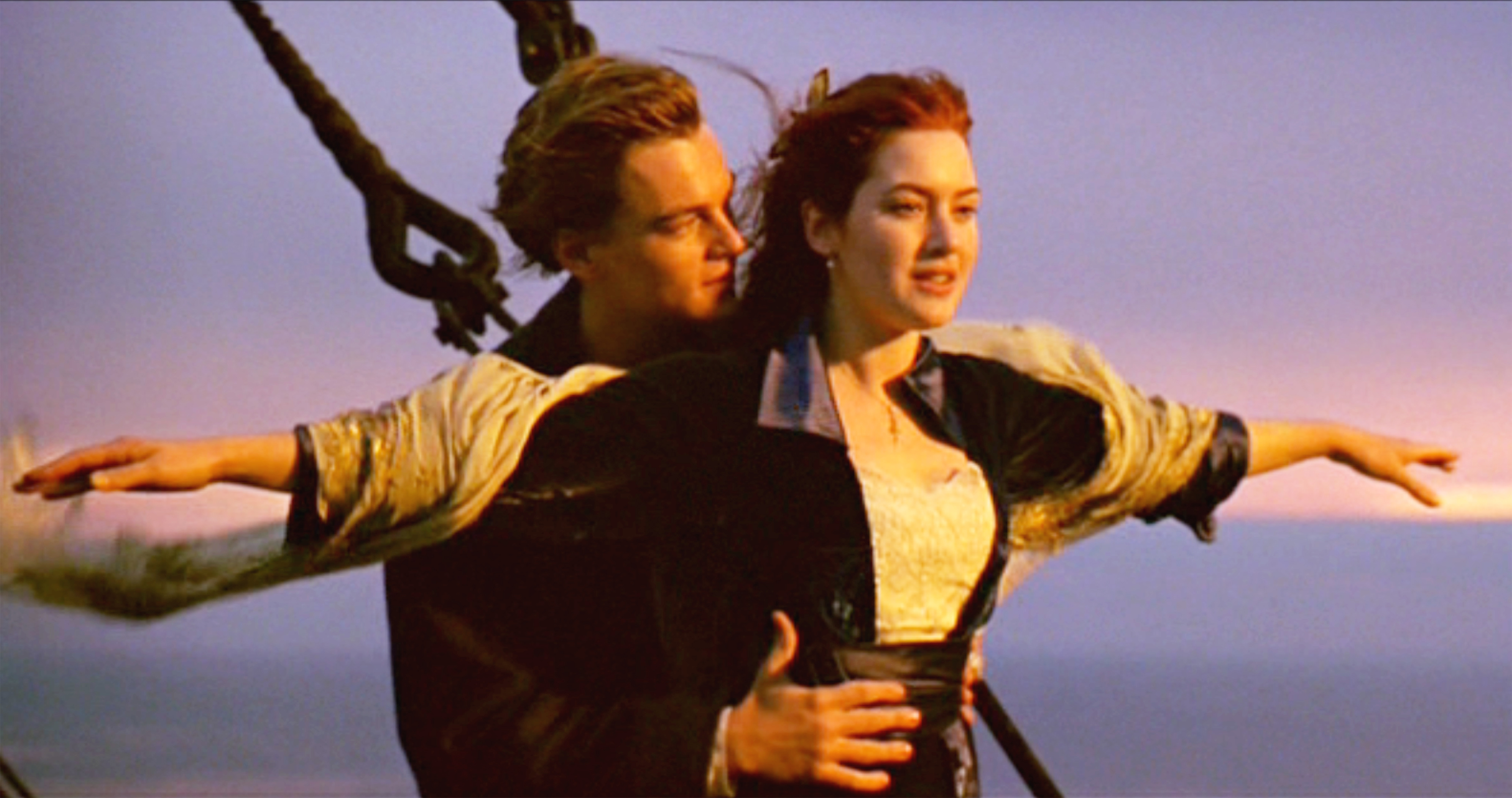 Lead actors in a romantic movie scene | Source: Getty Images