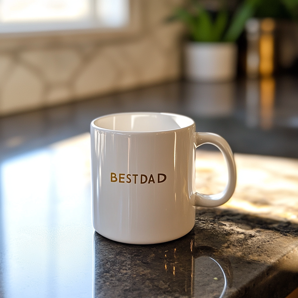 A white mug on a kitchen counter | Source: Midjourney