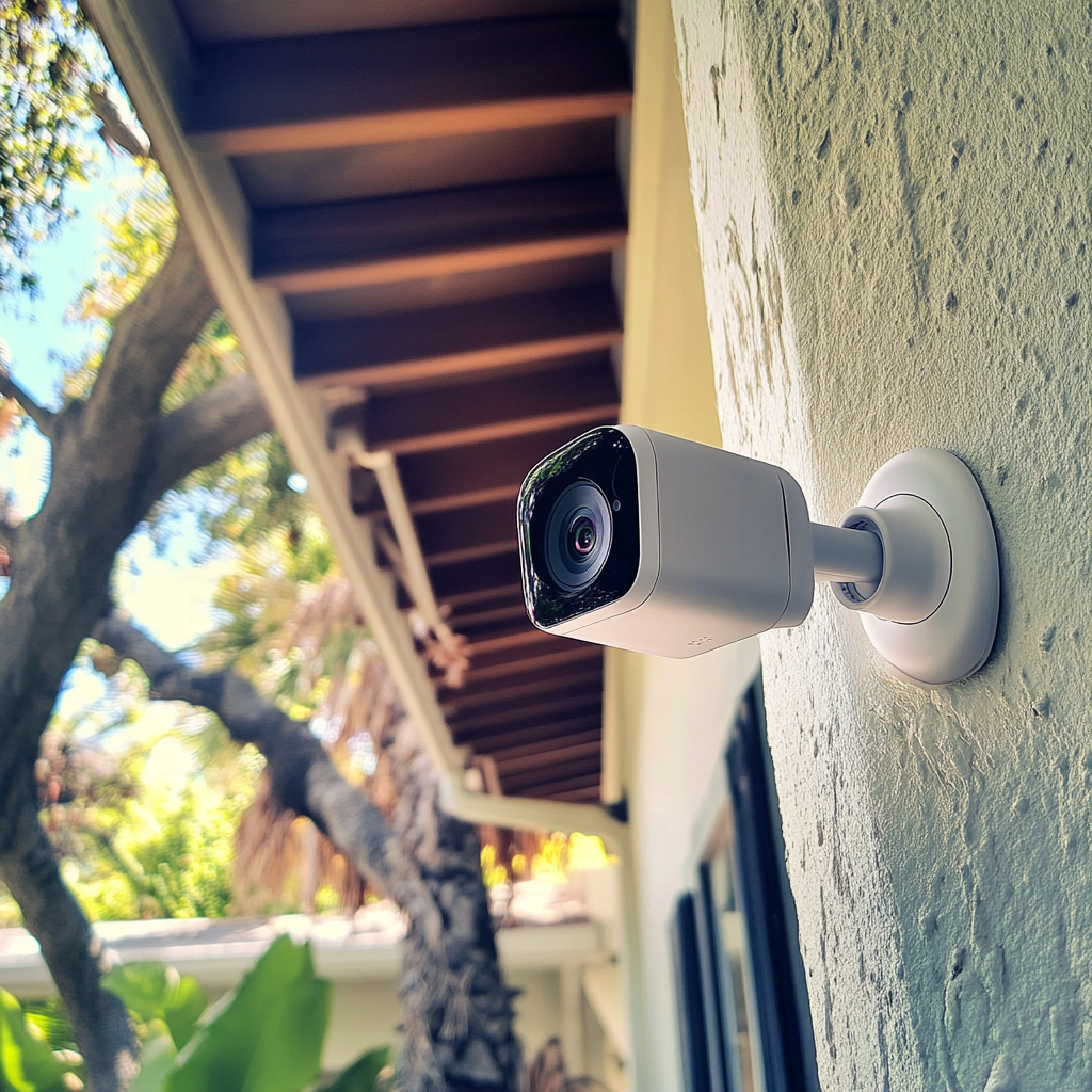 A security camera | Source: Midjourney