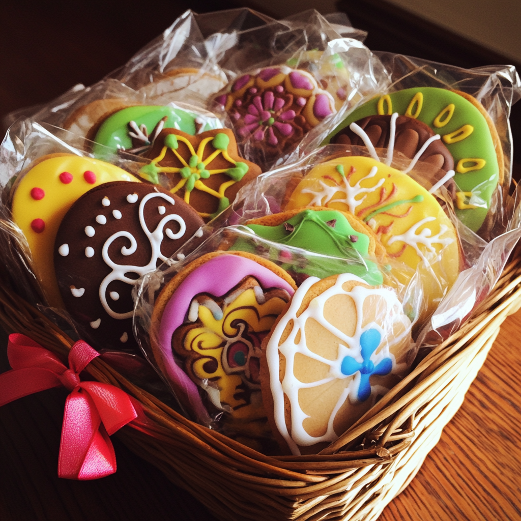 A basket of cookies | Source: Midjourney