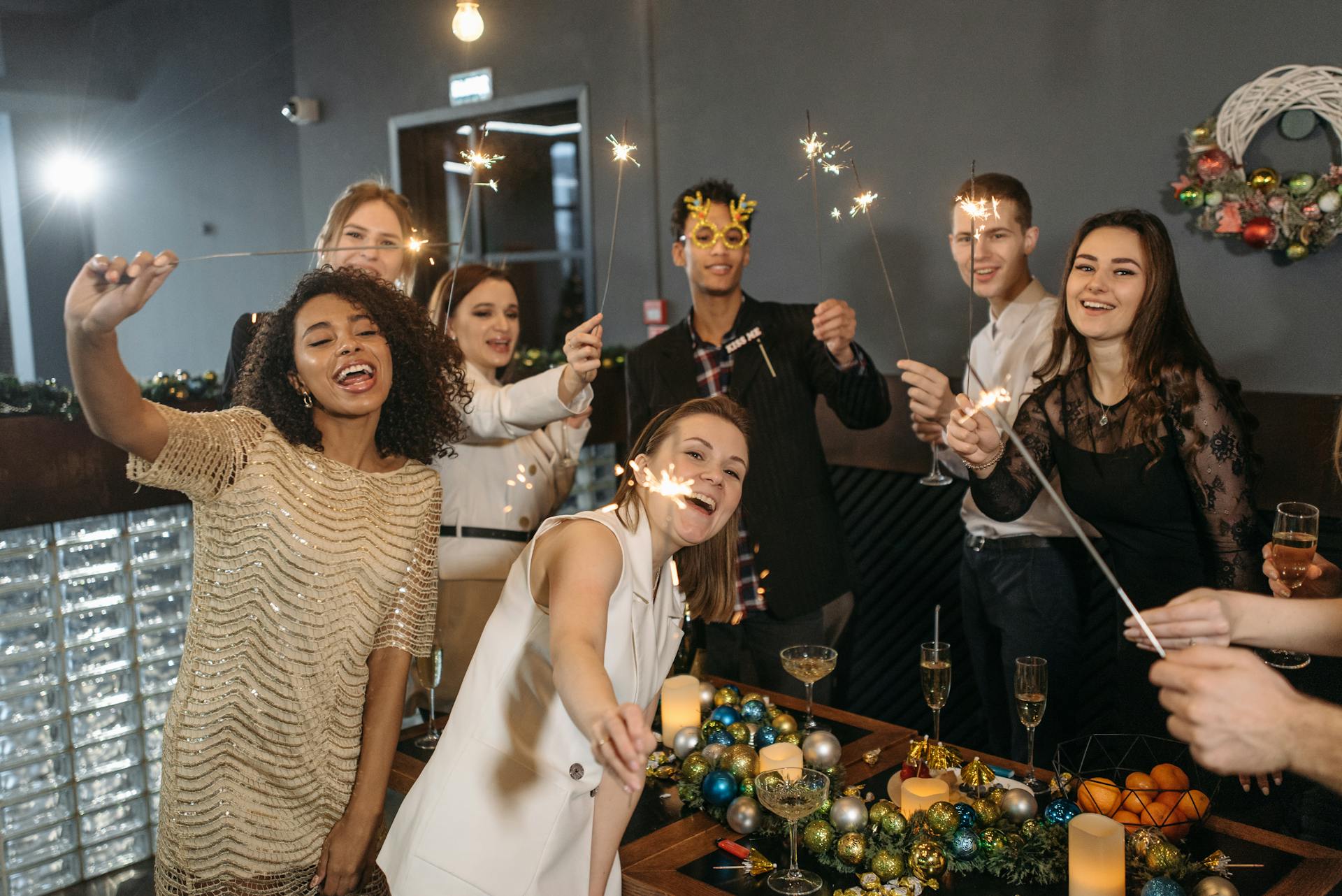 A group of coworkers at an office party | Source: Pexels