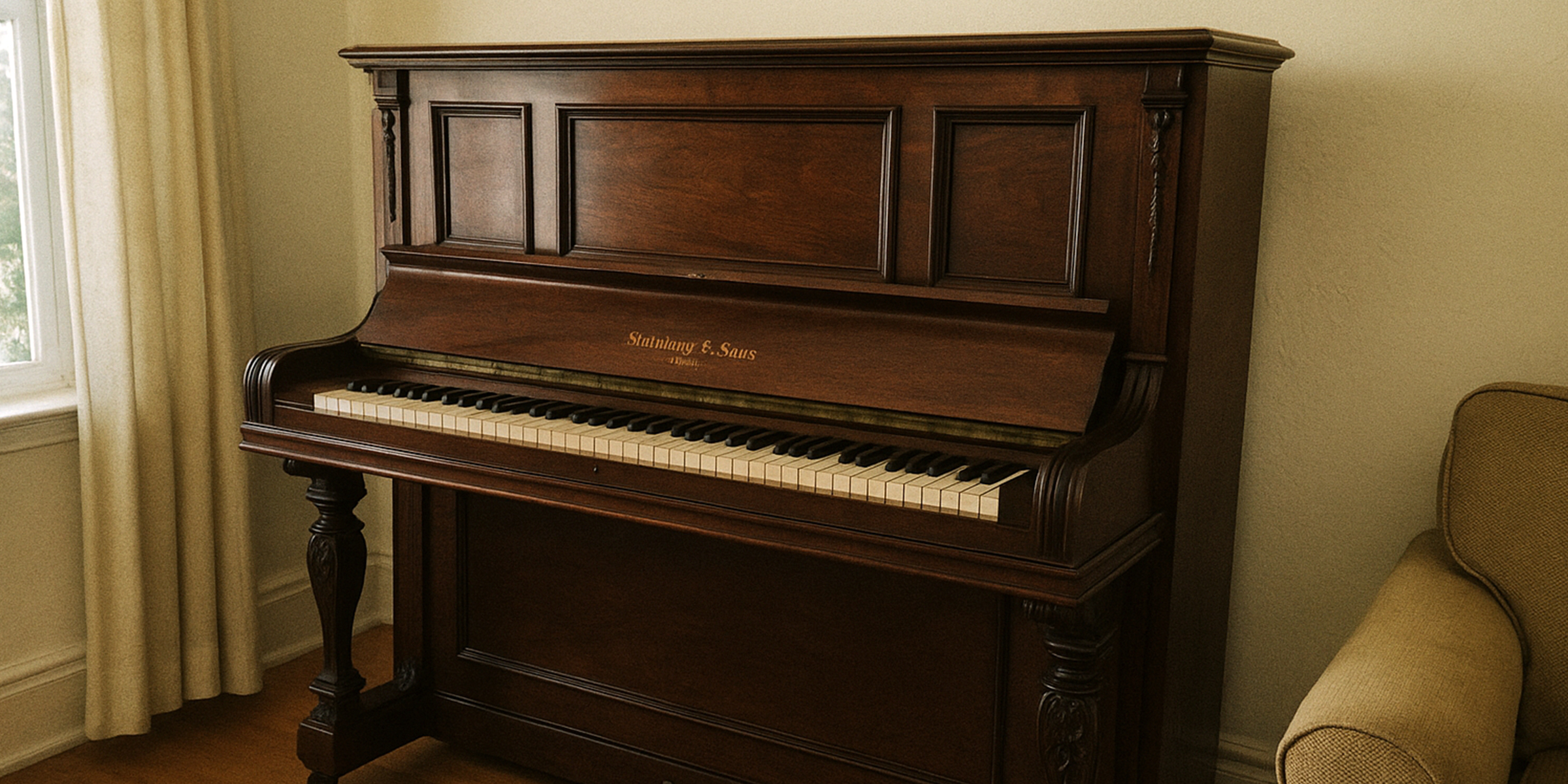 An antique piano | Source: The Celebritist