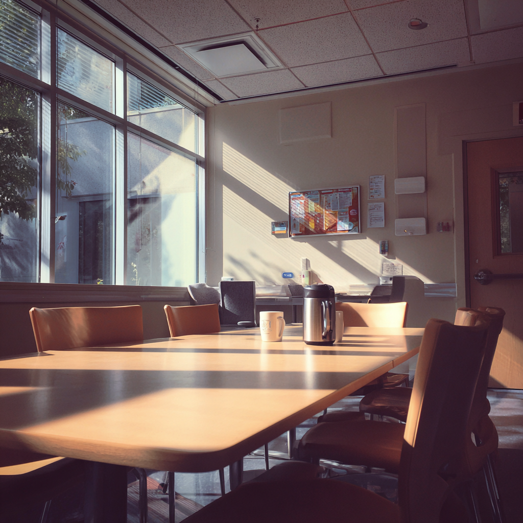 A conference room in a hospital | Source: Midjourney