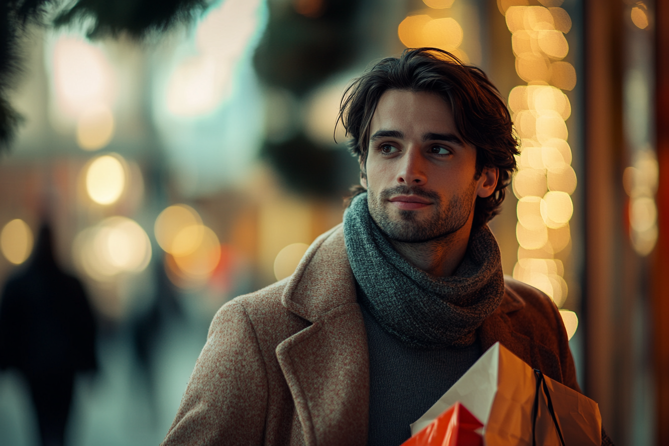 Man shopping in a mall | Source: Midjourney