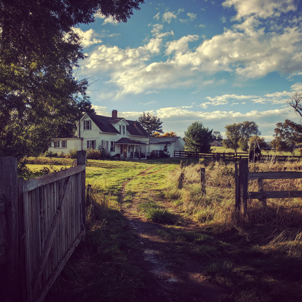 The exterior of a farmhouse | Source: Midjourney