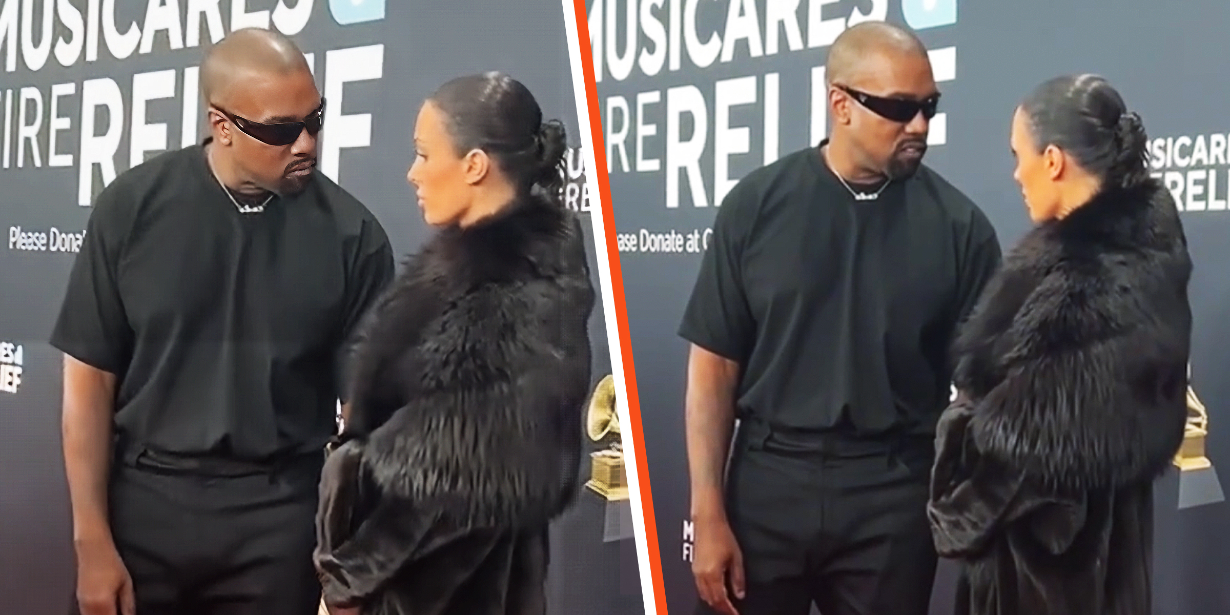 Kanye West and Bianca Censori | Source: tiktok.com/@cbsmornings