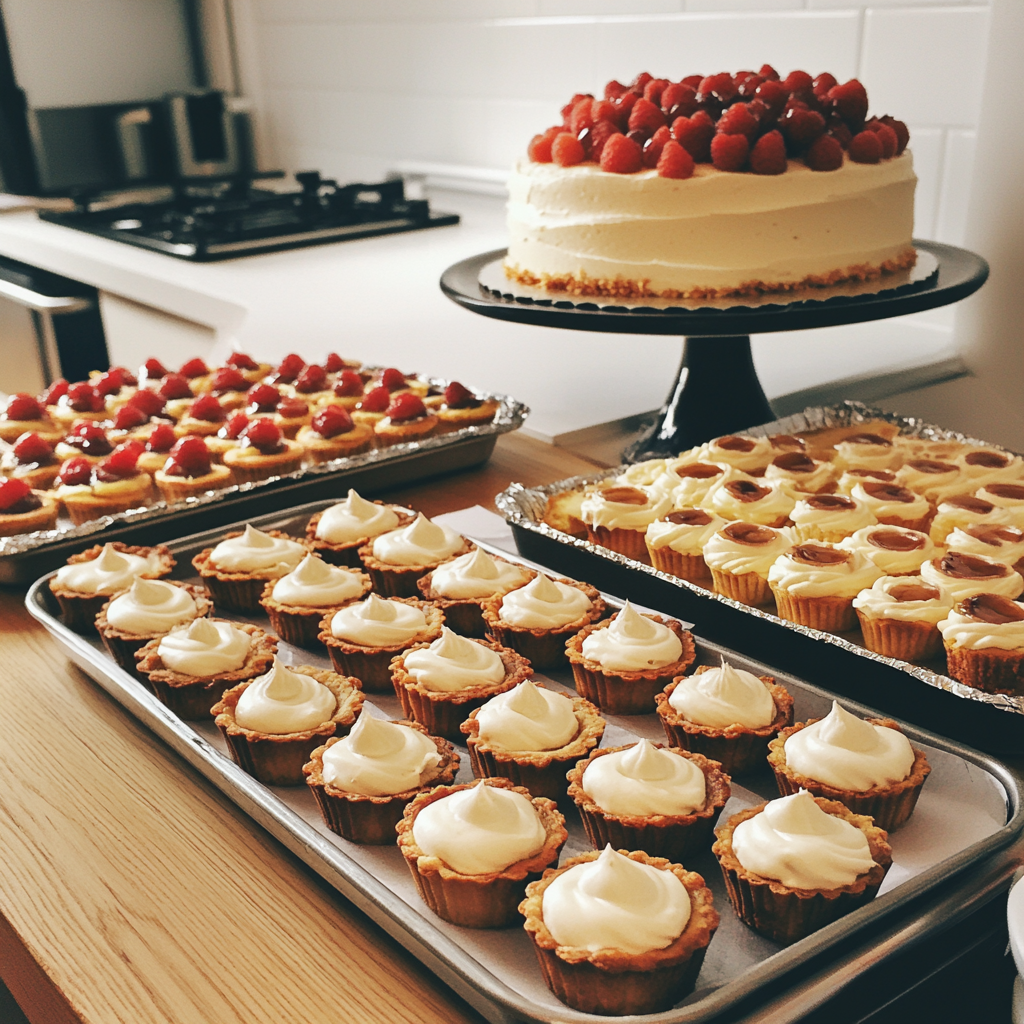 Baked goods in a kitchen | Source: Midjourney