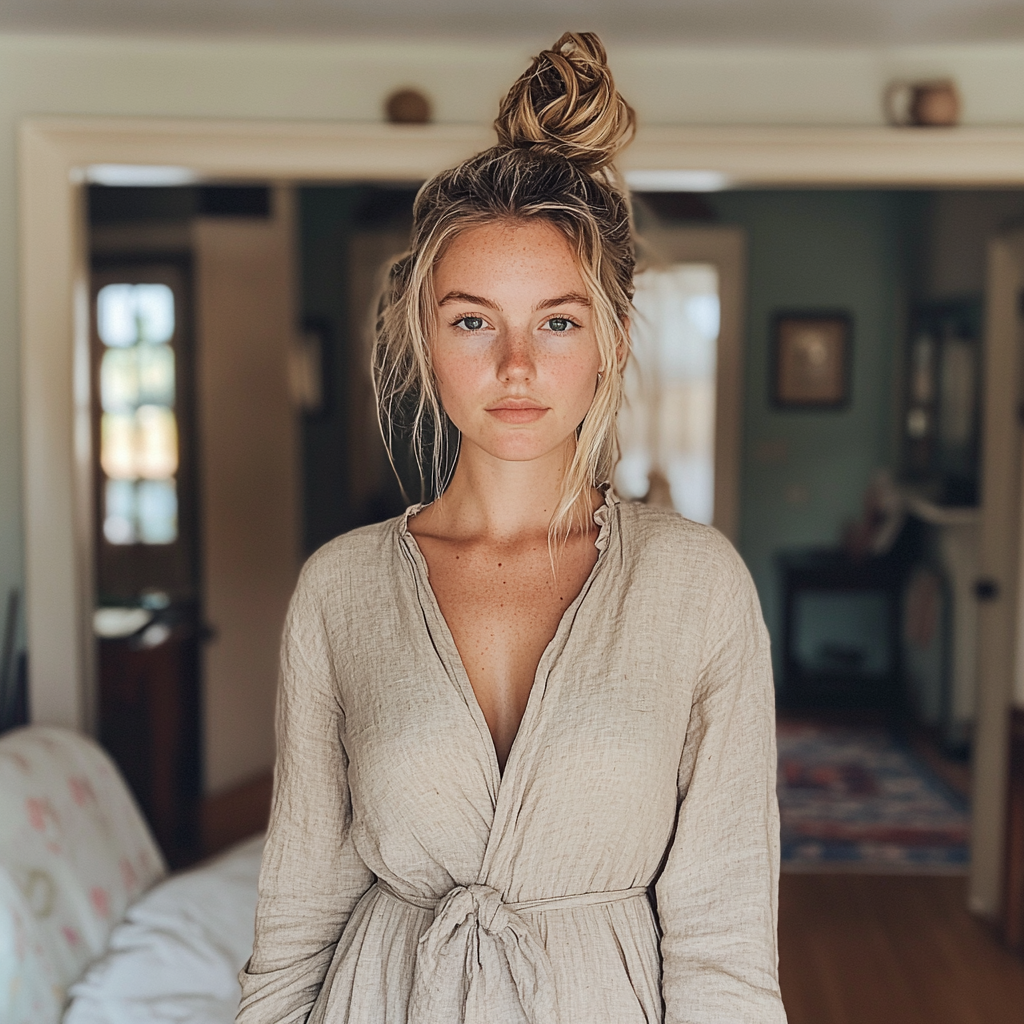 A pensive woman | Source: Midjourney