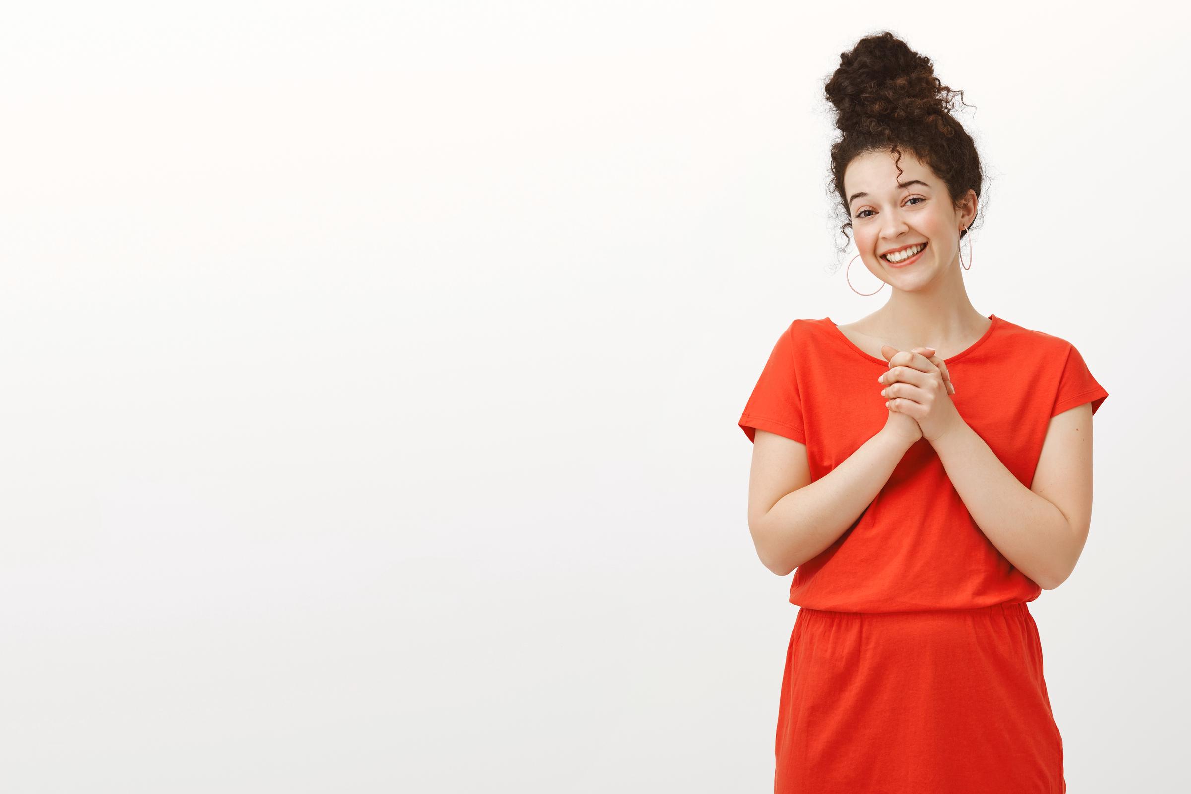 A happy woman plotting something | Source: Freepik