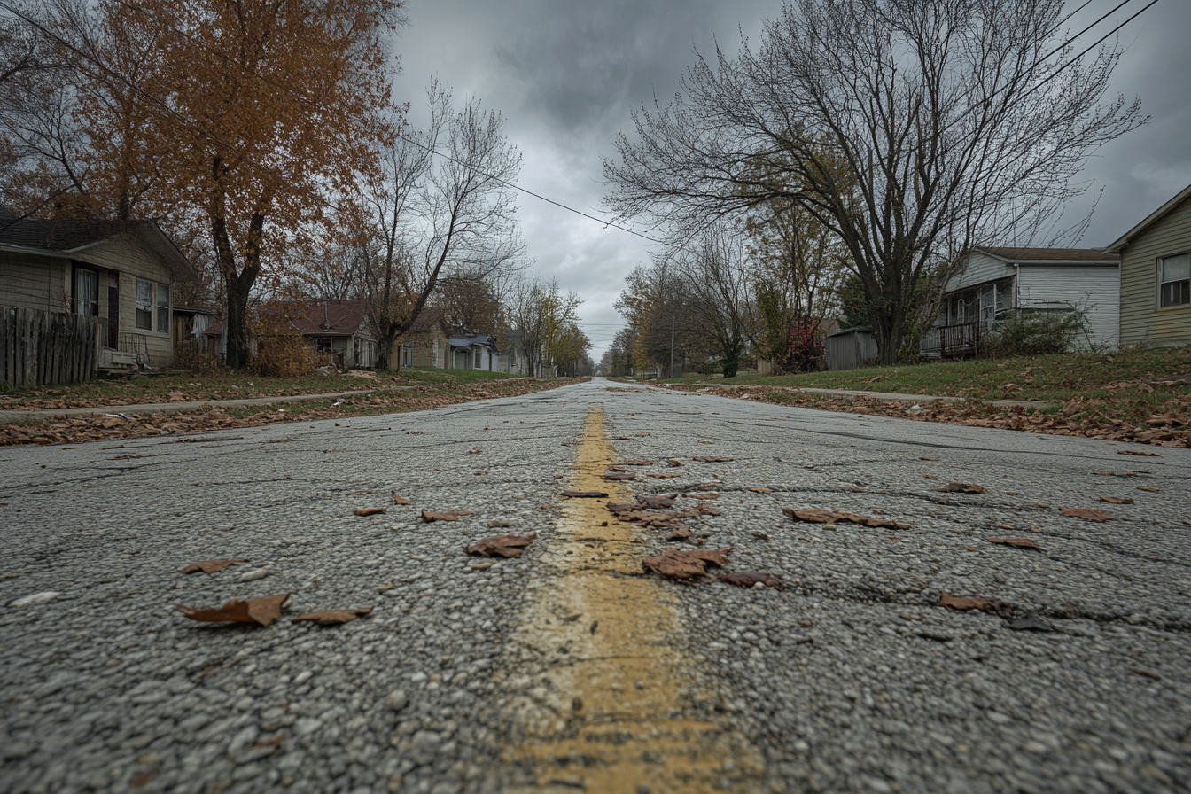 Poorly maintained homes in a lower income neighborhood | Source: Midjourney