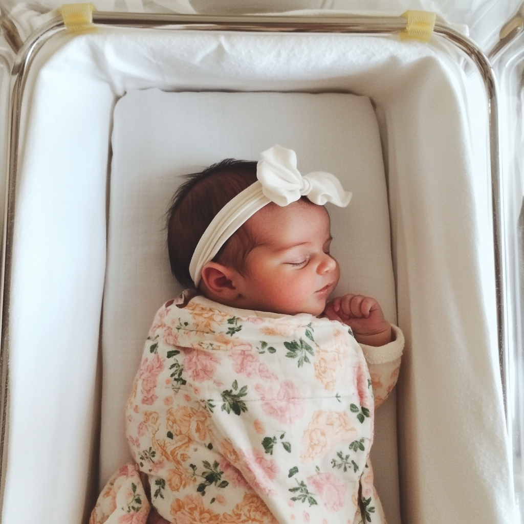 A newborn baby girl | Source: Midjourney