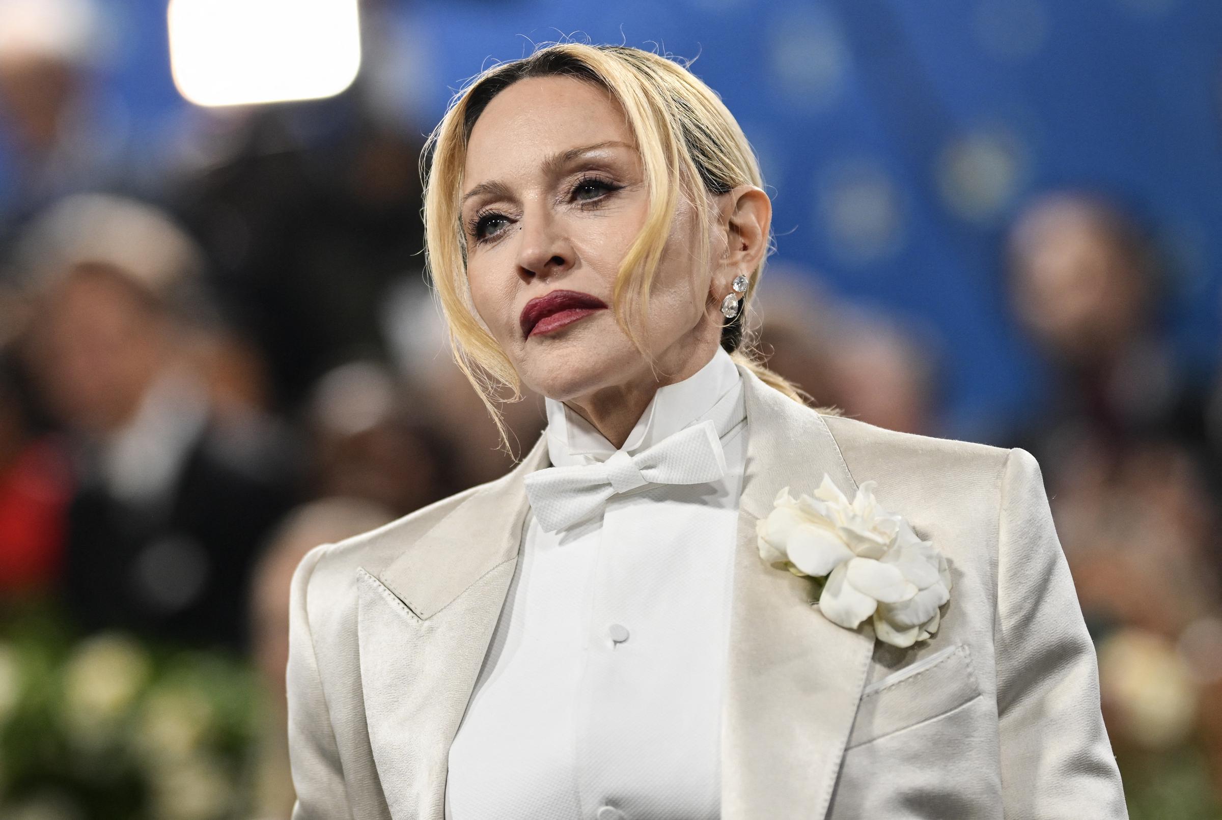 Madonna attended the 2025 Met Gala in New York City, two years after she publicly pushed back against scrutiny of her appearance. She said the reaction to photos from the 2023 Grammys reflected ageism and misogyny. | Source: Getty Images
