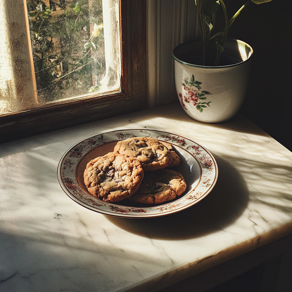 Une assiette de biscuits | Source : Midjourney