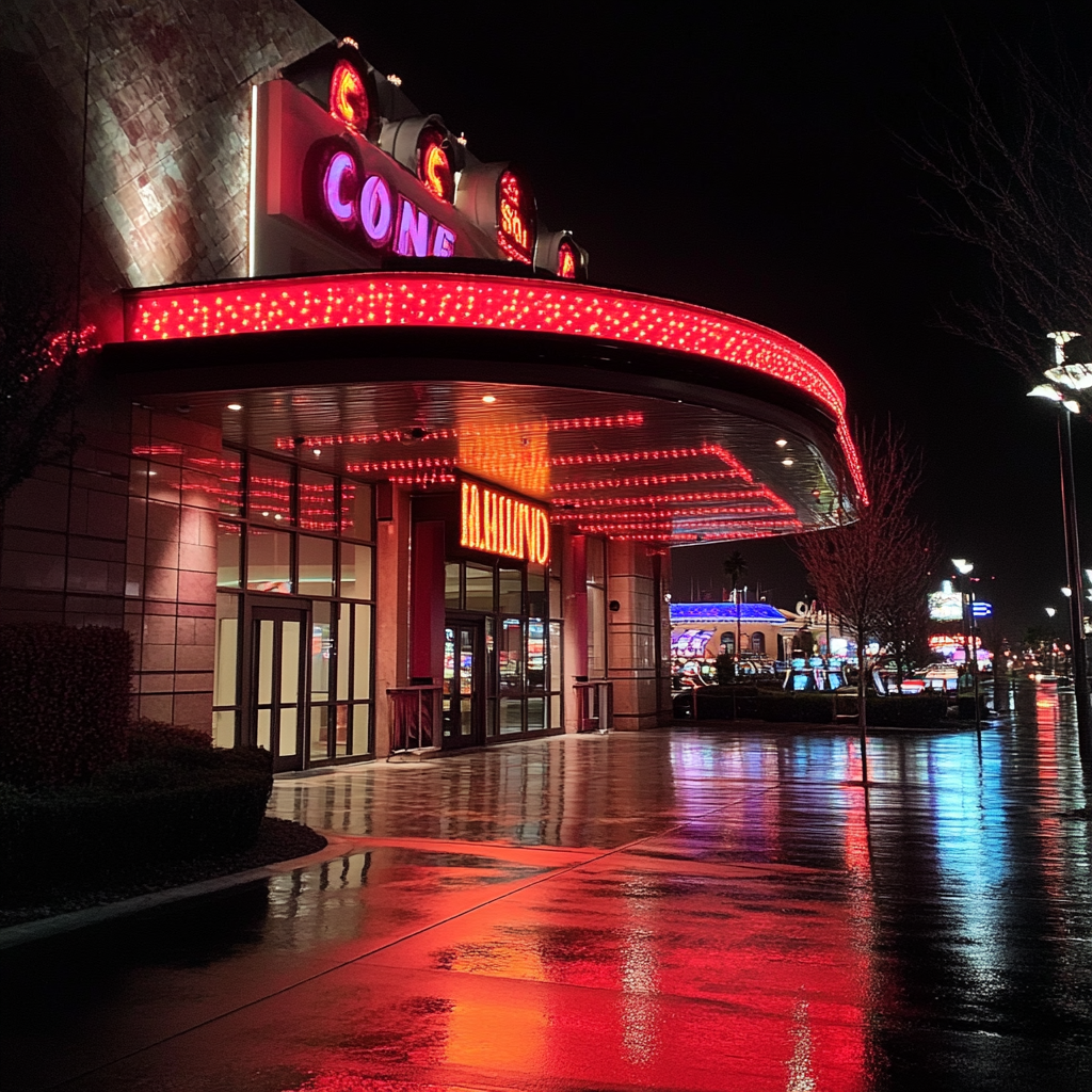 The exterior of a casino | Source: Midjourney