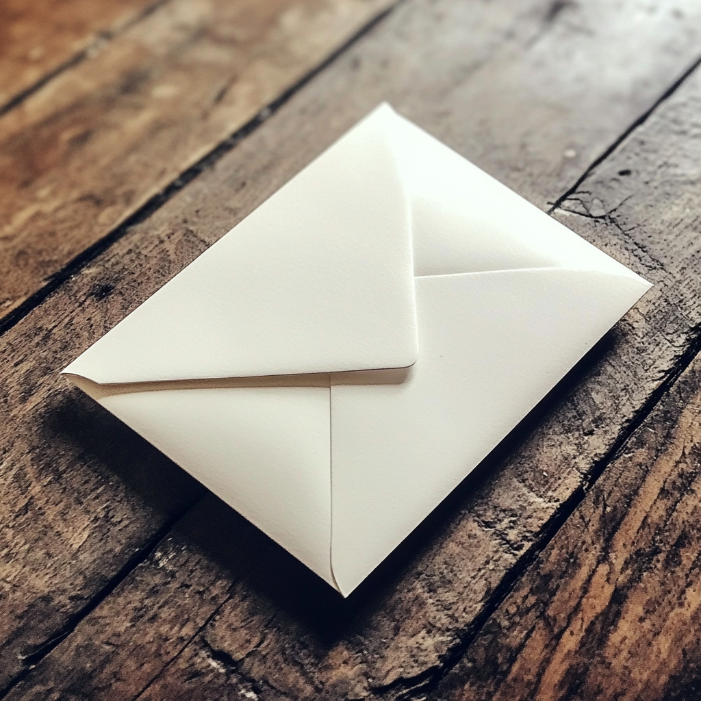 An envelope on a table | Source: Midjourney