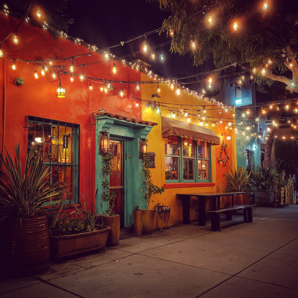 The exterior of a restaurant | Source: Midjourney