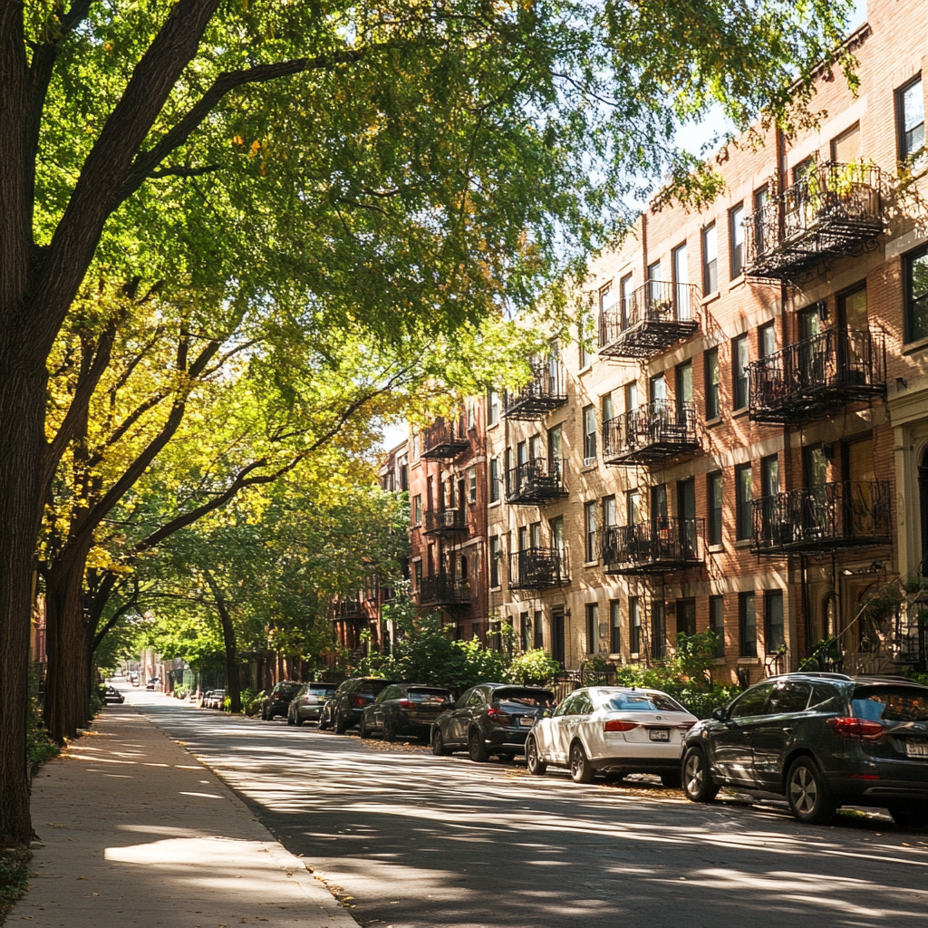 An apartment building | Source: Midjourney