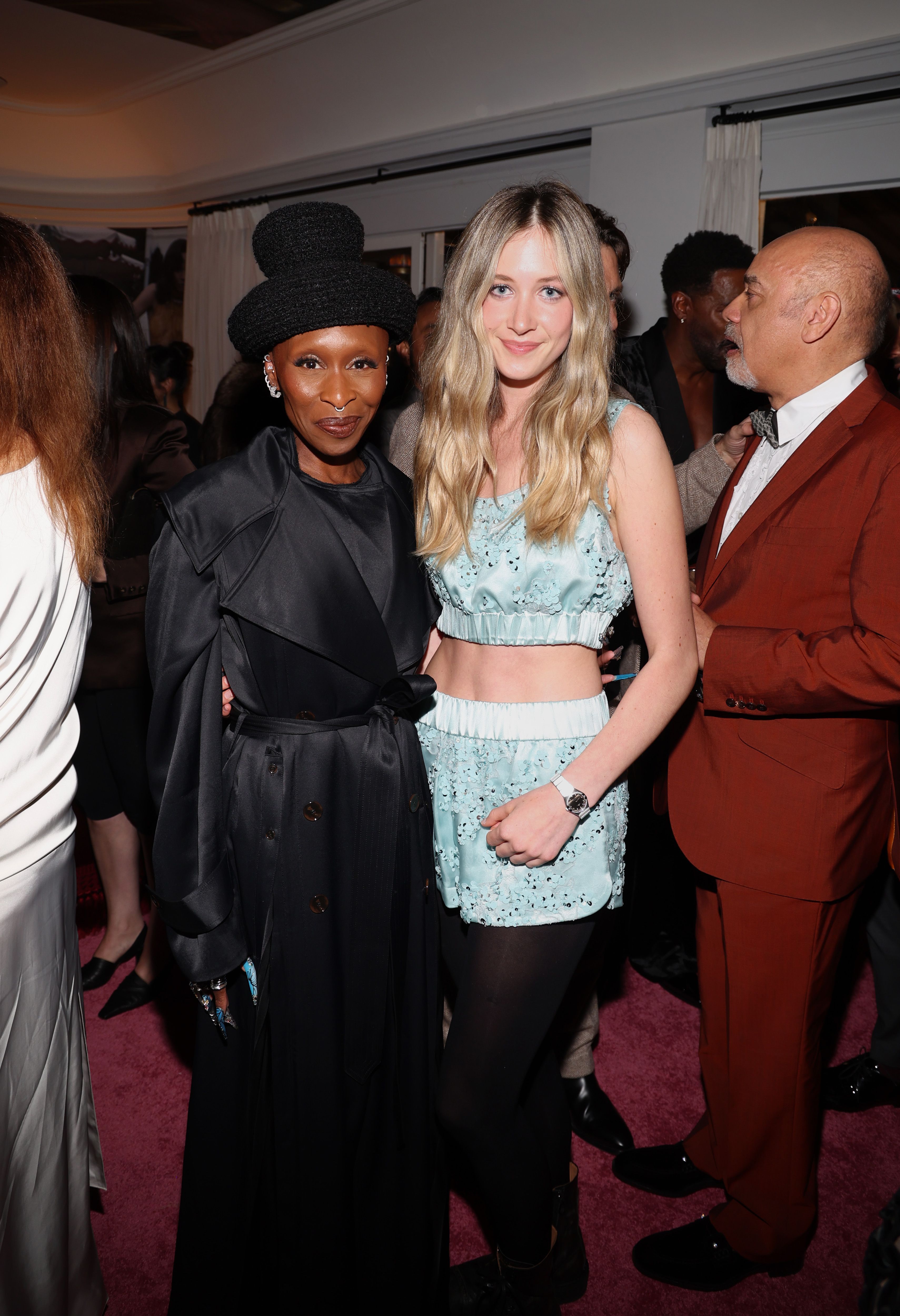 Cynthia Erivo and Sunday Rose Kidman Urban attend W Magazine's Best Performances Party on January 4, 2025, in Los Angeles. | Source: Getty Images