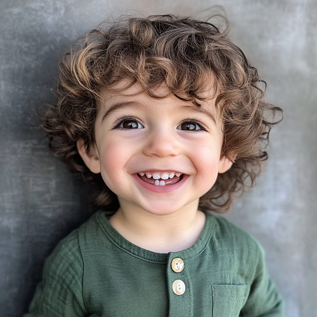A smiling little boy | Source: Midjourney